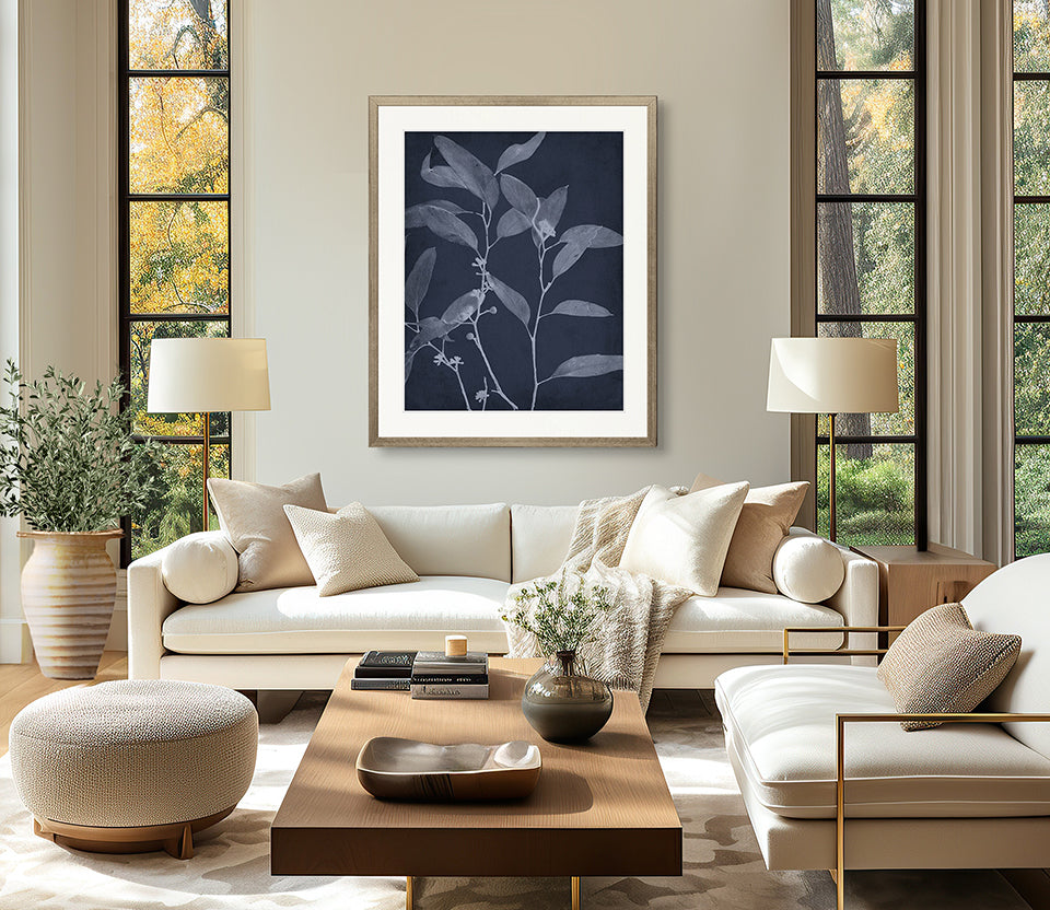 Foliage Splendour (Indigo) II