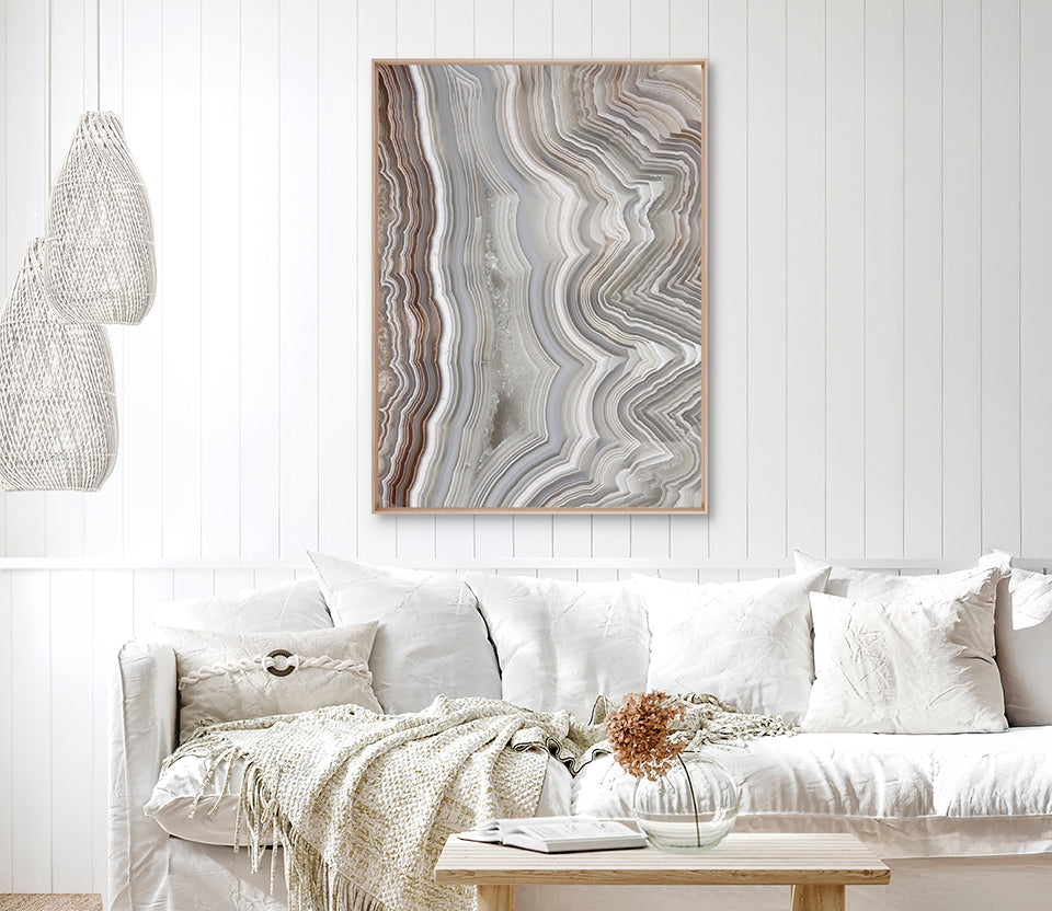 Agate Abstract V (Canvas)