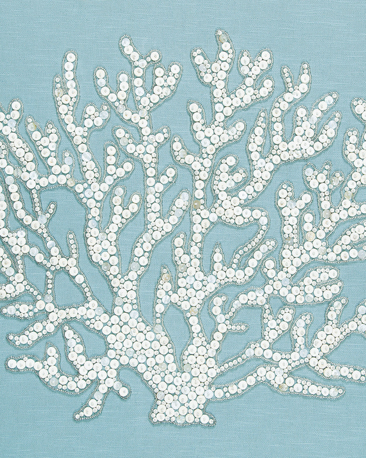 Coral Motif IV (Pale Blue)
