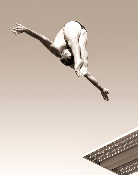 Diver Pose IV (Canvas)