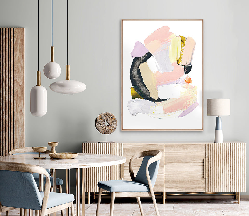 Pastel Abstract II (Canvas)