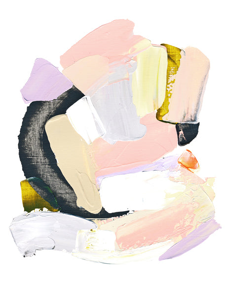 Pastel Abstract II (Canvas)