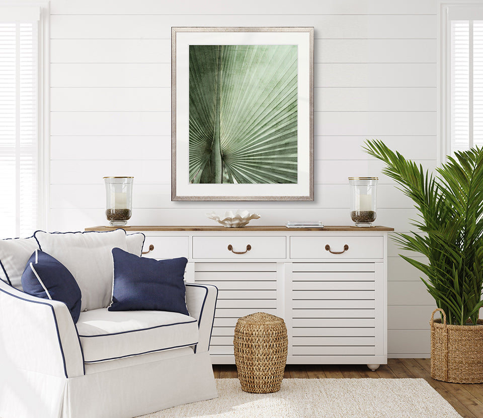 Palm Silhouette II (Pale Green)