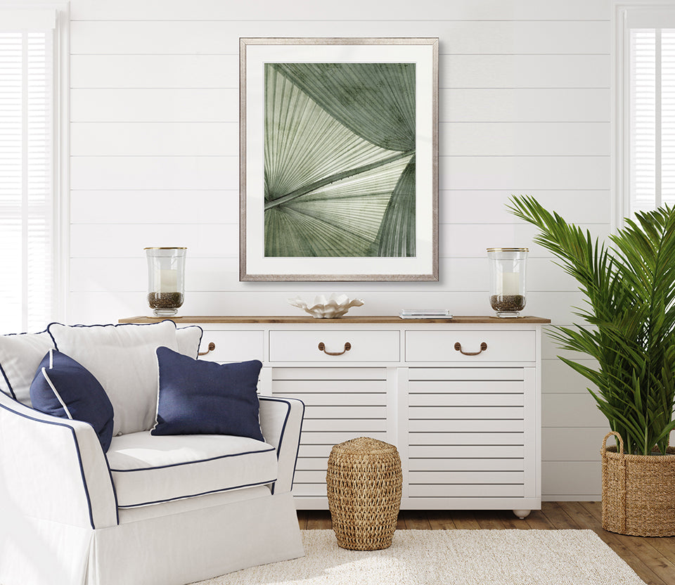 Palm Silhouette VI (Pale Green)