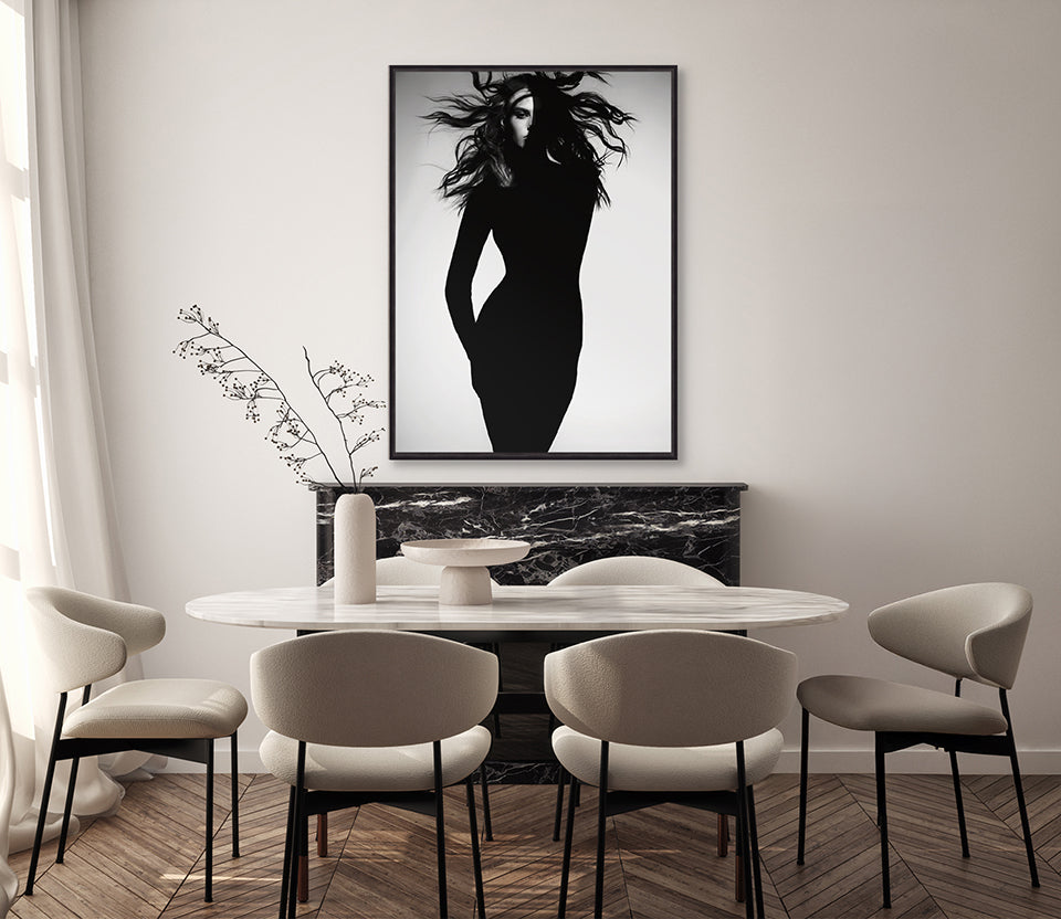 Mercer Black & White V (Canvas)