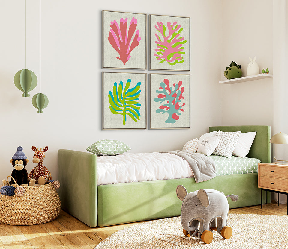 Coral Pop V (Canvas)
