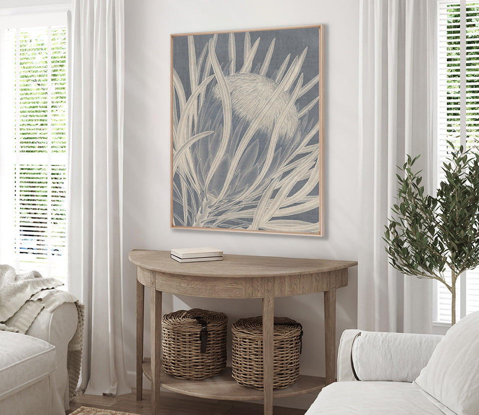 Protea Silhouette II (Canvas)