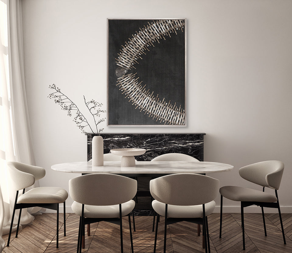 Sculptural Luxe Print I (Canvas)