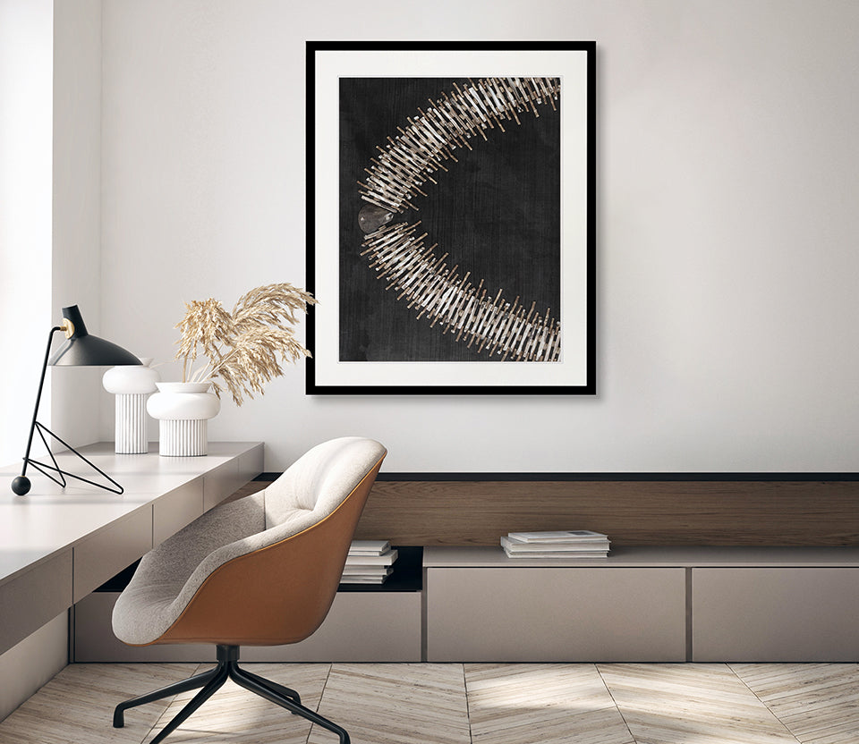 Sculptural Luxe Print I