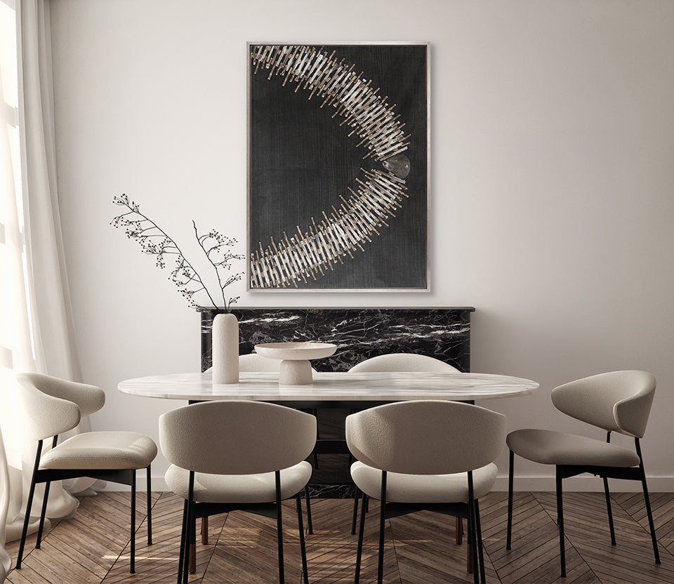 Sculptural Luxe Print II (Canvas)