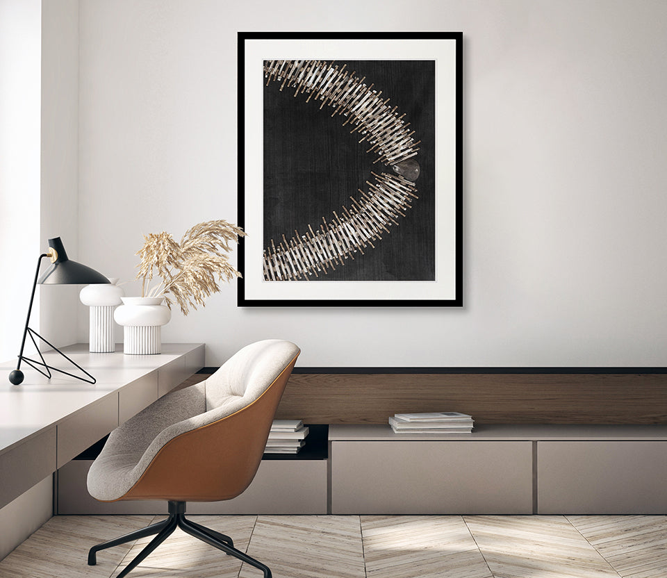 Sculptural Luxe Print II