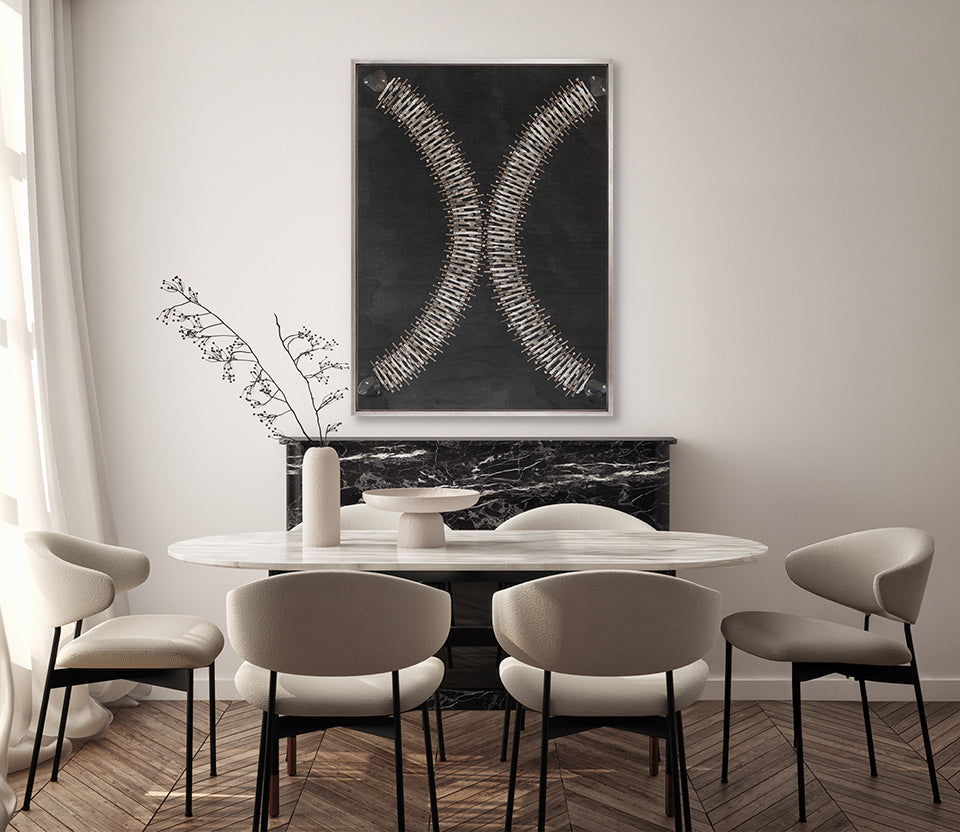 Sculptural Luxe Print III (Canvas)