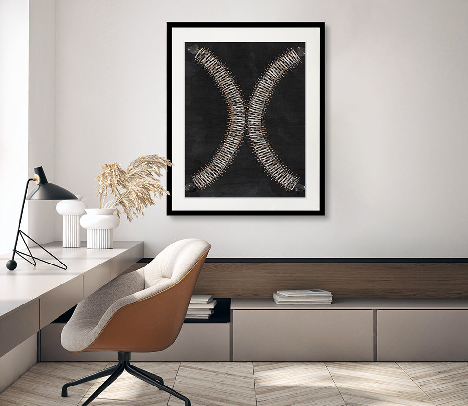 Sculptural Luxe Print III
