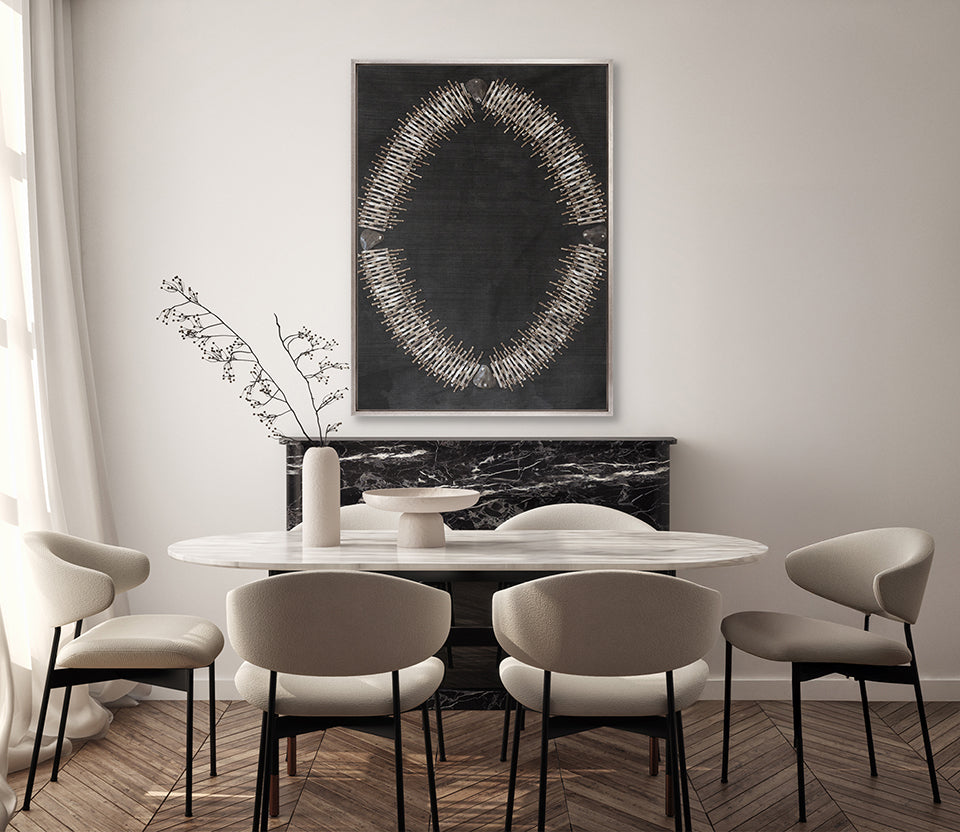 Sculptural Luxe Print IV (Canvas)