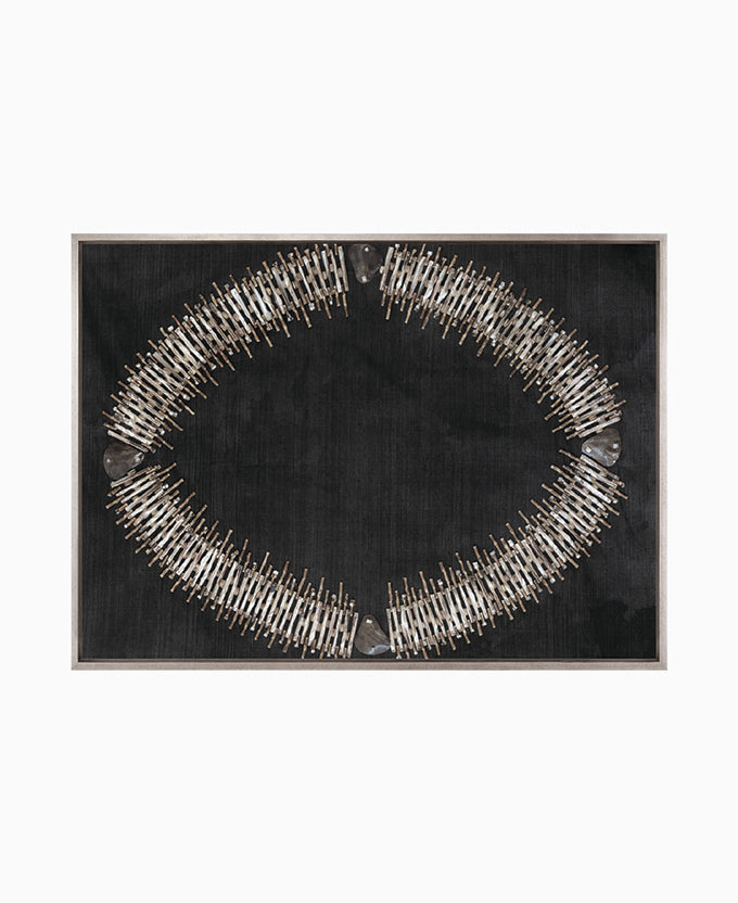 Sculptural Luxe Print IV (Canvas)