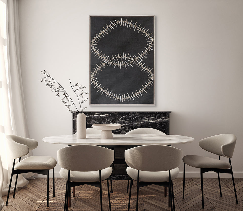 Sculptural Luxe Print V (Canvas)