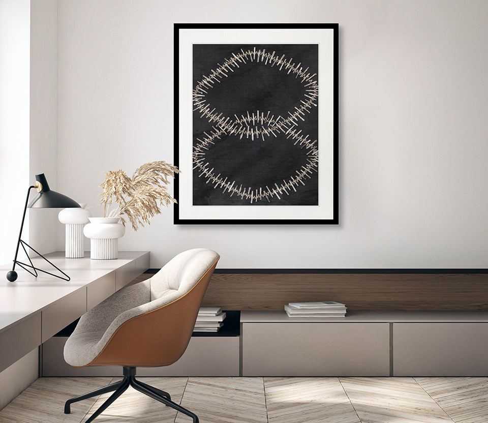 Sculptural Luxe Print V