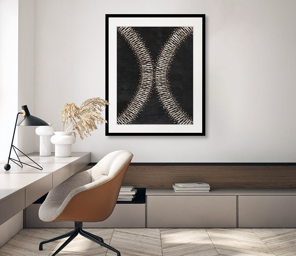 Sculptural Luxe Print VI