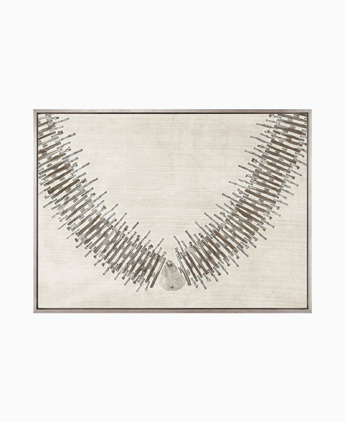 Sculptural Luxe Print VII (Canvas)