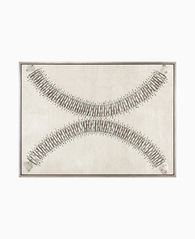 Sculptural Luxe Print IX (Canvas)