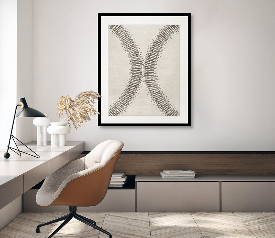 Sculptural Luxe Print XII