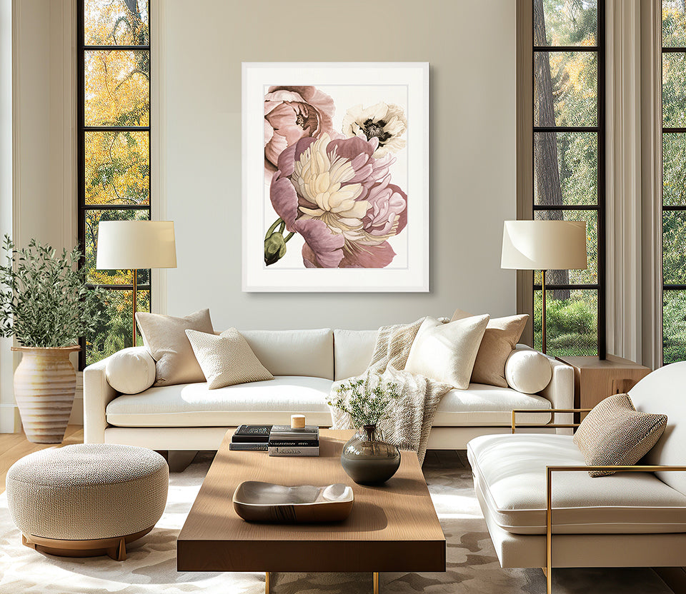 Peonies & Roses II