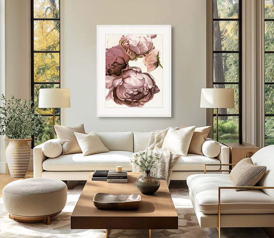 Peonies & Roses III