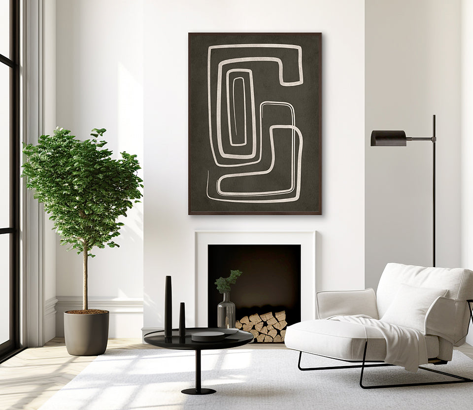 Pessoa Modern Print I (Canvas)