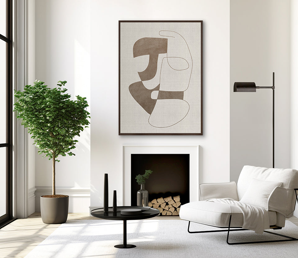 Pessoa Modern Print II (Canvas)