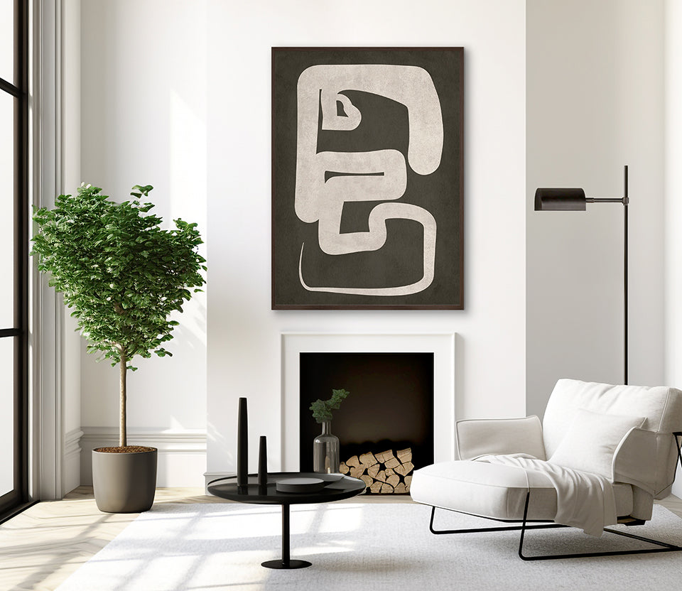 Pessoa Modern Print III (Canvas)