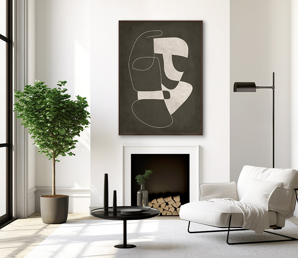 Pessoa Modern Print VII (Canvas)
