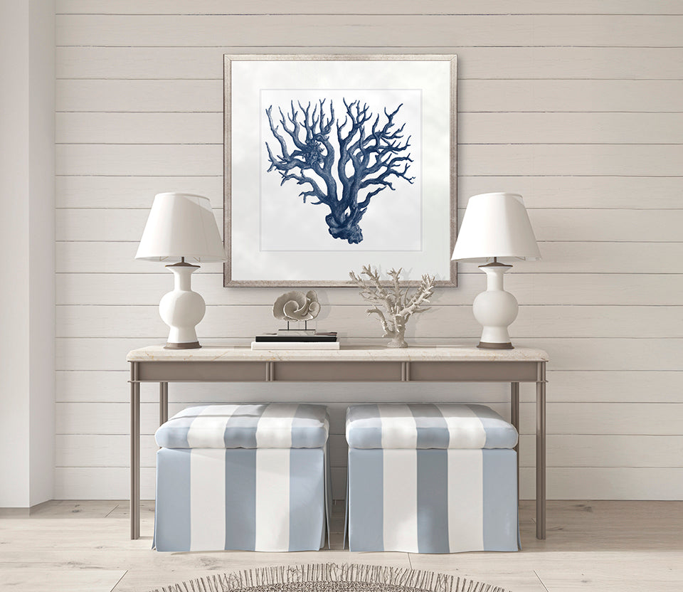 Natural Coral X (Indigo)