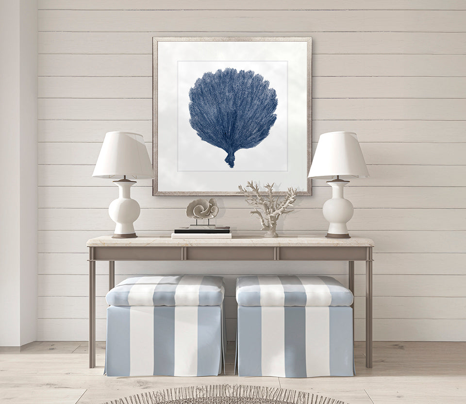 Natural Coral XII (Indigo)