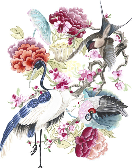 Parisian Fanciful Garden II (Canvas)