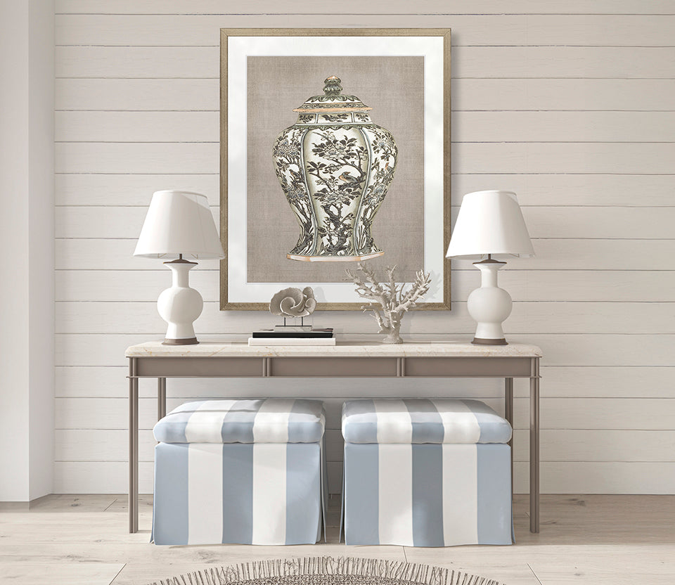 Chinoiserie Urn VI