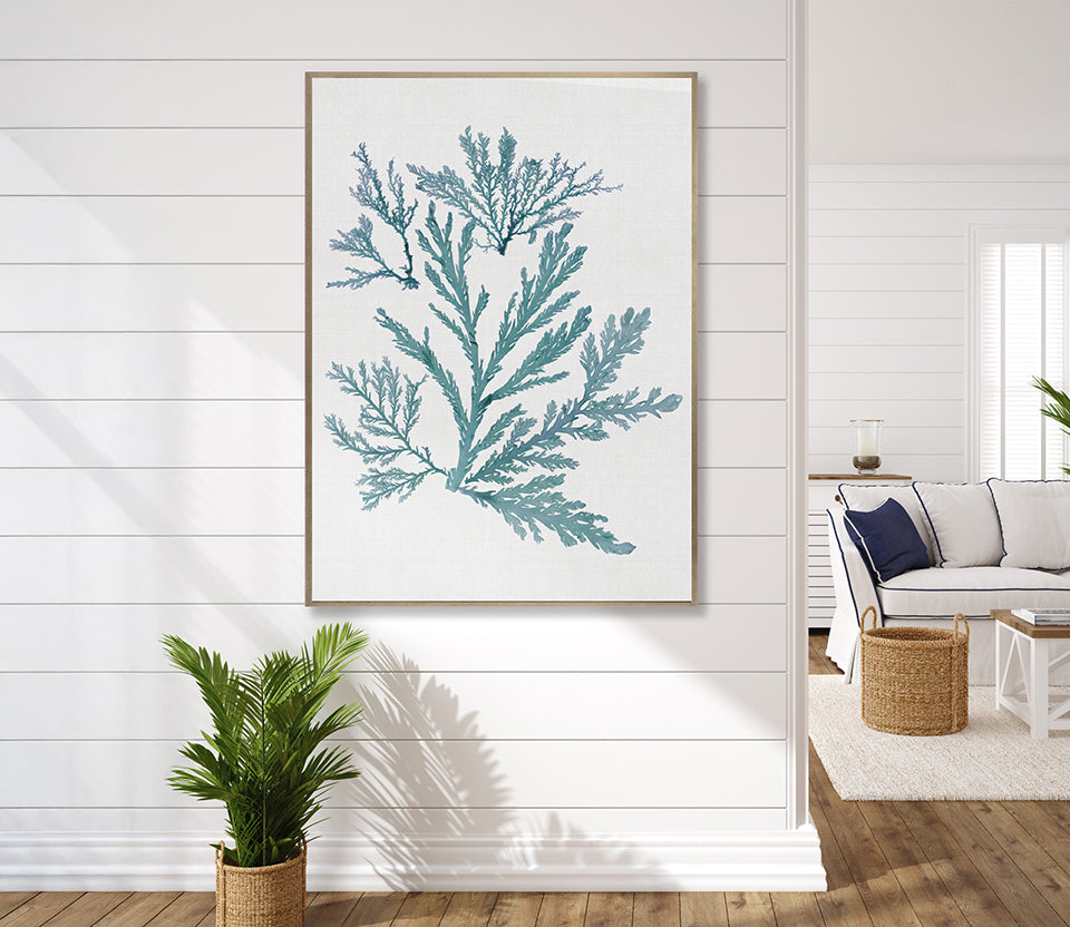 Seaweed Subject I (Blue) (Canvas)
