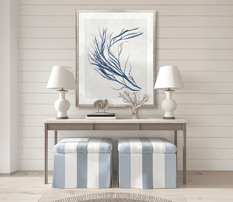 Seaweed Subject XXI (Indigo)