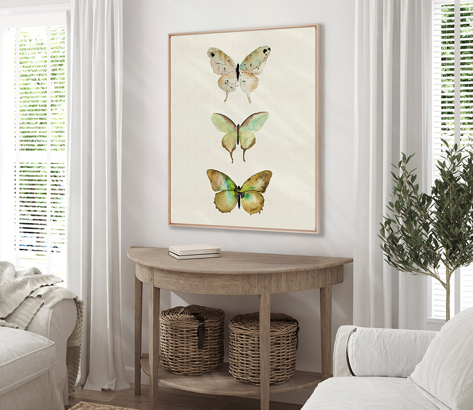 Butterfly Trio III (Canvas)