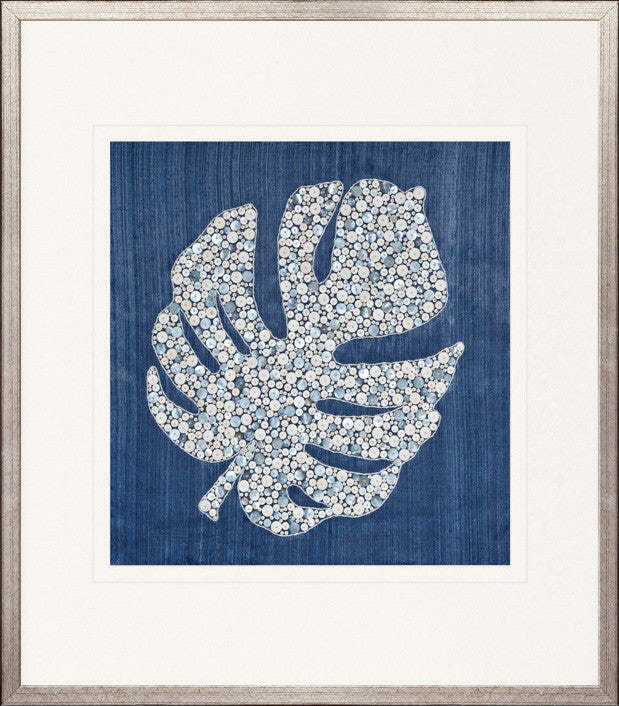 Leaf Motif XII (Navy)