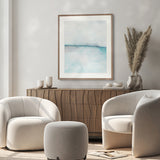 Frosted Dawn I Small (465mm W x 560mm H) / Standard Clear Glass