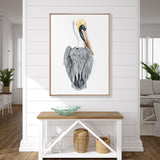 Watercolour Sea Bird II (Canvas) Large (903mm W x 1109mm H)