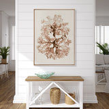 Alderney Coral I (Canvas) Large (903mm W x 1109mm H)