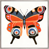 Almeria Butterfly I (Canvas) Large (860mm W x 860mm H)