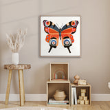 Almeria Butterfly I (Canvas) Large (860mm W x 860mm H)