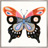 Almeria Butterfly II (Canvas) Large (860mm W x 860mm H)