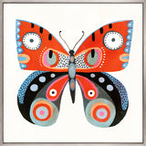 Almeria Butterfly IV (Canvas) Large (860mm W x 860mm H)