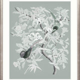Alsatian Blooms IV Small (465mm W x 560mm H) / Standard Clear Glass
