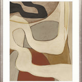 Alto Abstract V Small (465mm W x 560mm H) / Standard Clear Glass