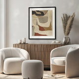 Alto Abstract V Small (465mm W x 560mm H) / Standard Clear Glass