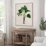 St Aman Palm II (Canvas) Large (903mm W x 1109mm H)